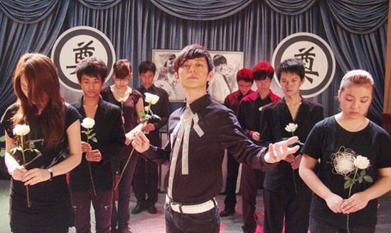 为两主演设置的祭奠“死去”的网络爱情的虚拟灵堂