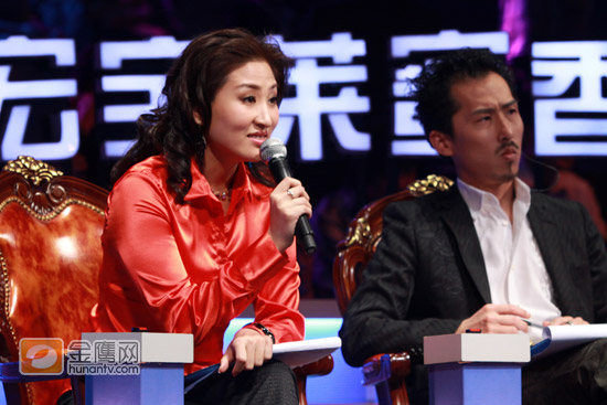 评委赵育莹指出选手抄袭的是自己的表演