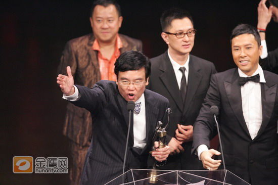 最佳电影得奖的是黄百鸣监制的《叶问》。