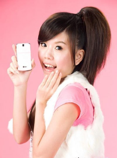 代言Lg“冰淇淋”手机