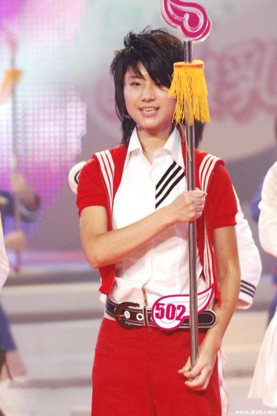 2006年，超级女声比赛时的照片