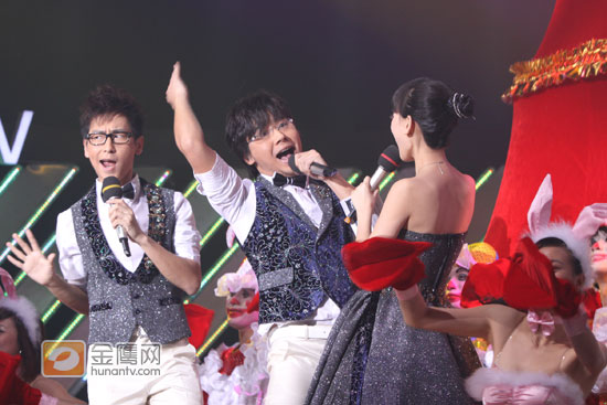马可、李好、骁骁现场嗨唱