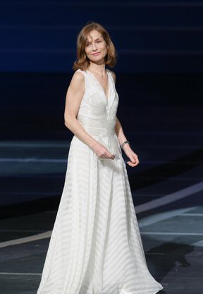 伊莎贝尔·于佩尔（Isabelle Huppert）获杰出艺术电影贡献奖
