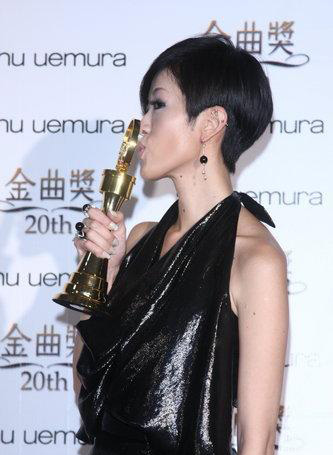 陈珊妮亲吻奖杯