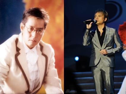 名师：谭咏麟 高徒：李克勤 永远25岁的谭校长是大家众所周知的俊男实力人气王，从出道到现在，谭校长总是让大家折服，他的徒弟李克勤还代表了一个偶像歌手的时代。印象中的李克勤是小时候小年画上的主人公，那时候大街小巷都是李克勤，这么重要的荣誉离不开站在他备有的师傅谭咏麟，2002年为了挽回李克勤失去的人气，还专门成立了左麟右李，一夜间火爆全国，看来师傅徒弟都很牛。
