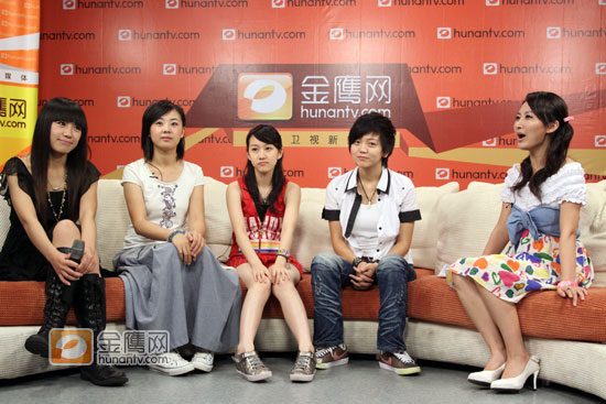 程晨、杨梓、刘美含和王志心做客金鹰访谈
