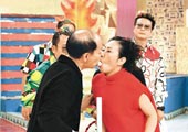 上节目公开亲嘴