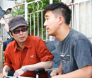 张默跟导演讨论