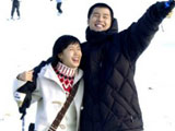滑雪场的奇妙浪漫相遇