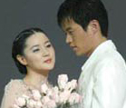 李英爱昔日唯美婚纱照