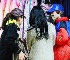 偷拍快女长春集体逛街