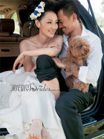 婚纱大片演绎爱情童话 