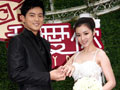 陈怡蓉穿婚纱出席记者会 与宥胜演夫妻床戏多