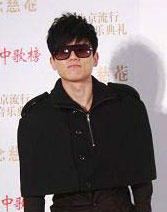 张杰造型英伦 