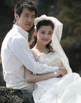 鄢颇梅婷恩爱旧照