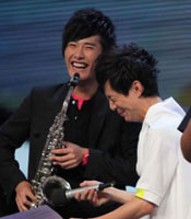 搞笑萨克斯风演奏