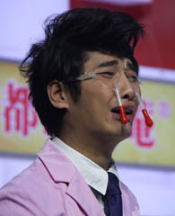 朱梓骁嚎啕大哭掉下男儿泪