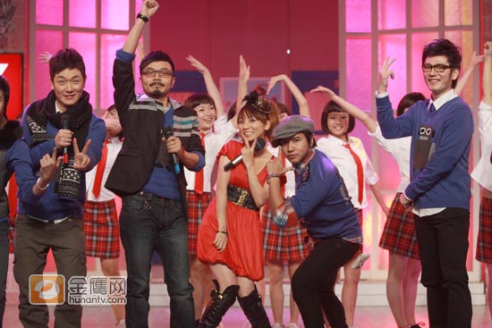 夏川美娜造访《天天向上》